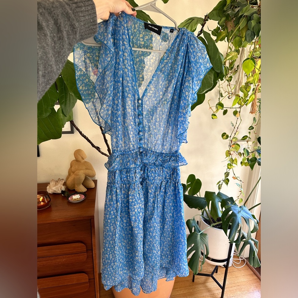 Kooples Blue Floral Dress